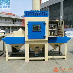 高效表面處理利器 深圳噴砂機(jī)東莞除氧化皮平面輸送式全自動(dòng)噴砂機(jī)